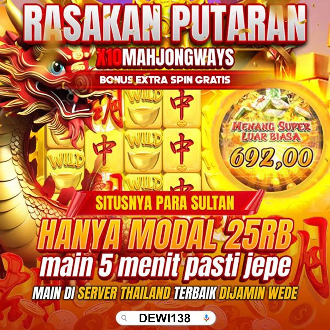 DEWI138: RTP Live Slot Online Gacor Situs Resmi Dewi 138