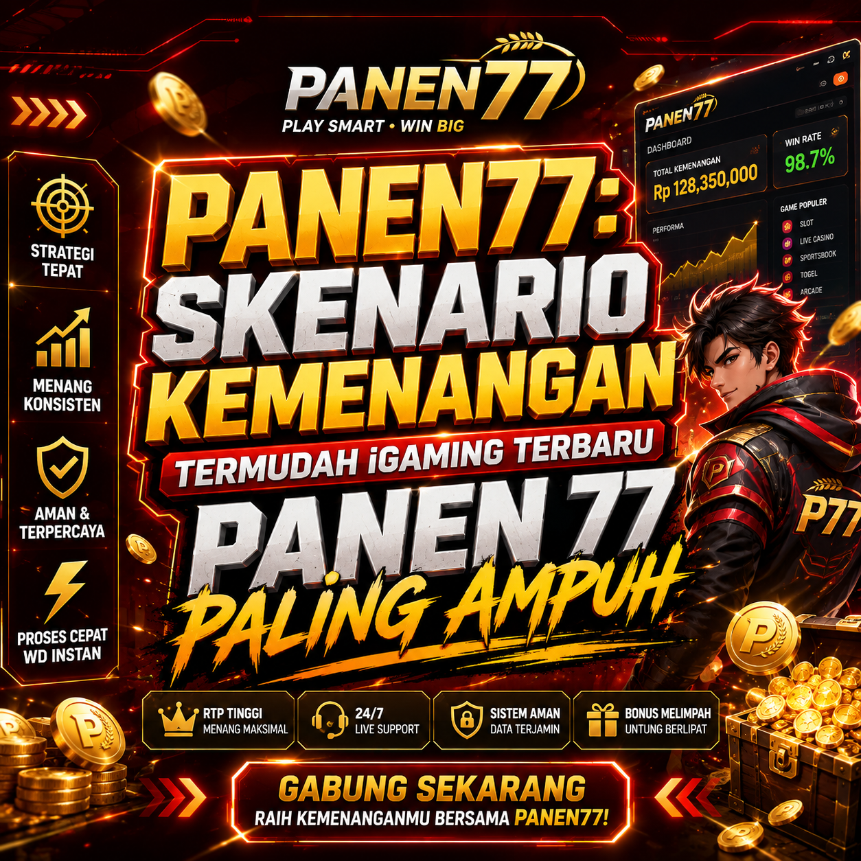 PANEN77: Skenario Kemenangan Termudah iGaming Terbaru Panen 77 Paling Ampuh