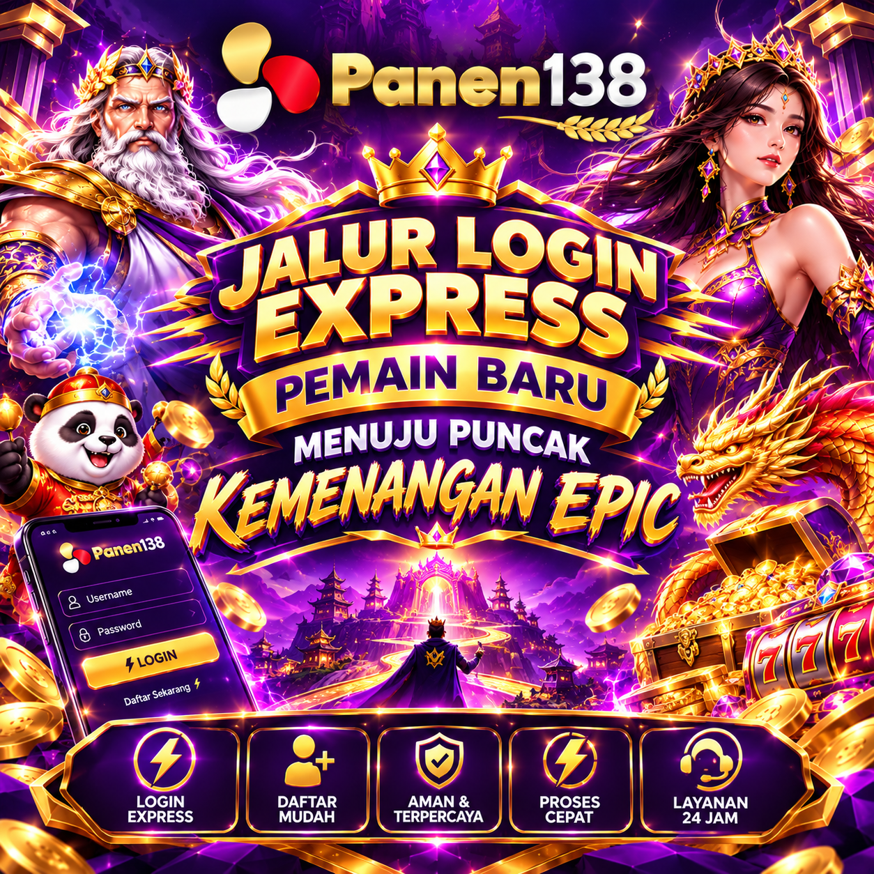 PANEN138 : Jalur Login Express Pemain Baru Menuju Puncak Kemenangan Epic Bebas Nawala
