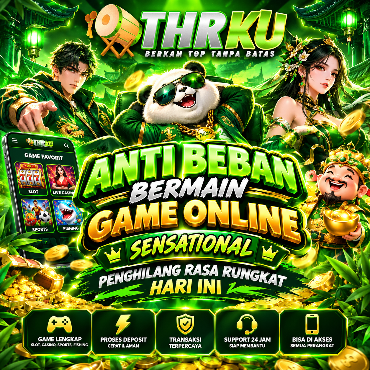 THRKU : Anti Beban Bermain Game Online Sensational Penghilang Rasa Rungkat Hari Ini